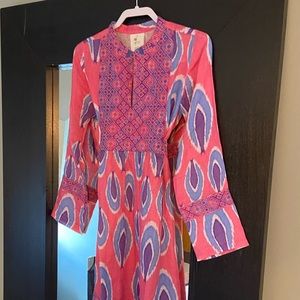Nimo with Love - Ikat Pink dress - size XXS